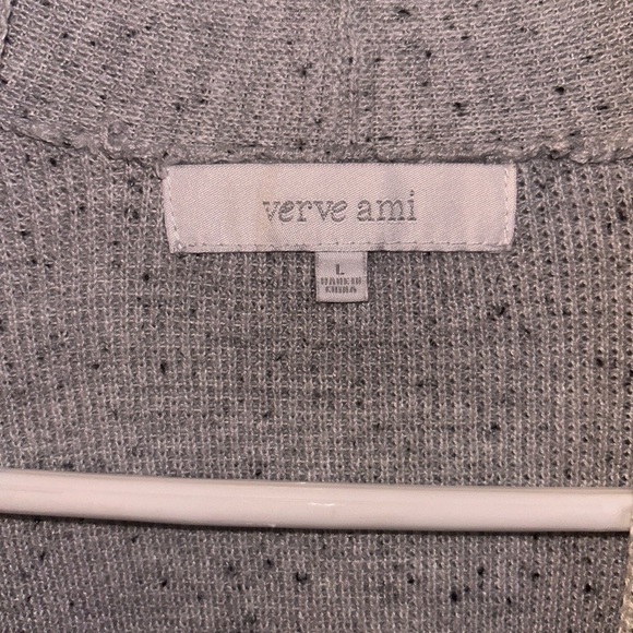 Verve Ami Speckled Gray Cardigan - Picture 2 of 3